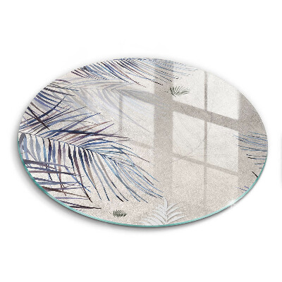 Skleněná deska do kuchyně Subtilní listy