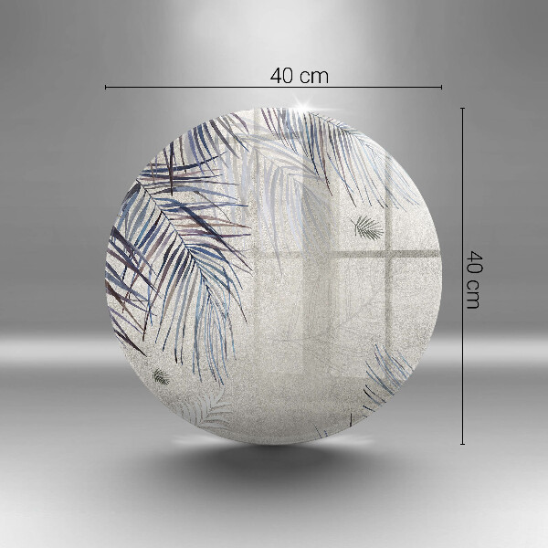 Skleněná deska do kuchyně Subtilní listy