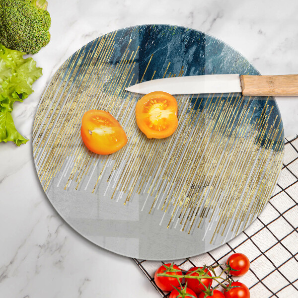 Krájecí prkénko skleněné Designérská abstrakce