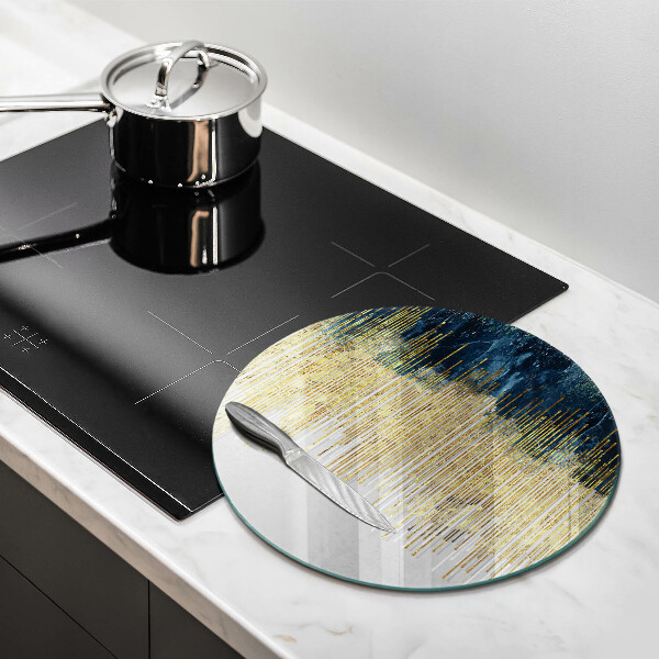 Krájecí prkénko skleněné Designérská abstrakce