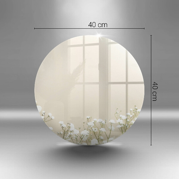 Krájecí prkénko skleněné Sádrové boho květiny