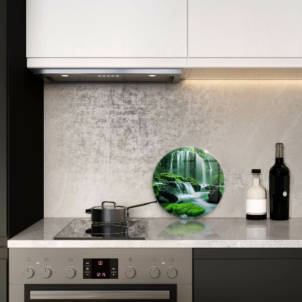 Krájecí prkénko skleněné Divoký vodopád v džungli