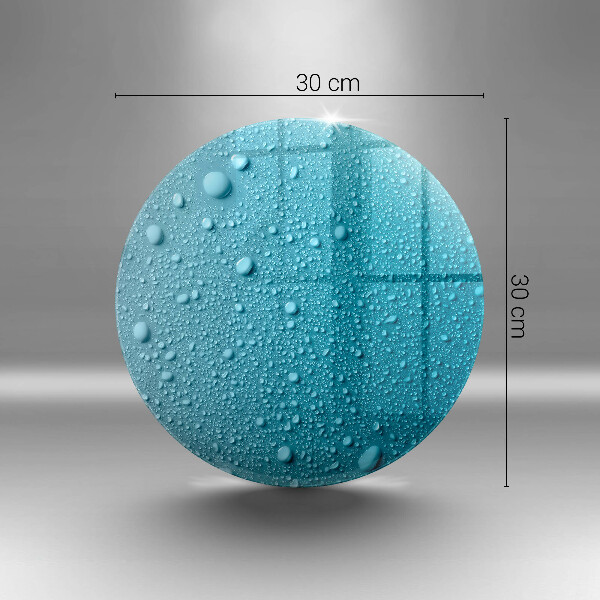 Skleněná deska do kuchyně Kapky vody