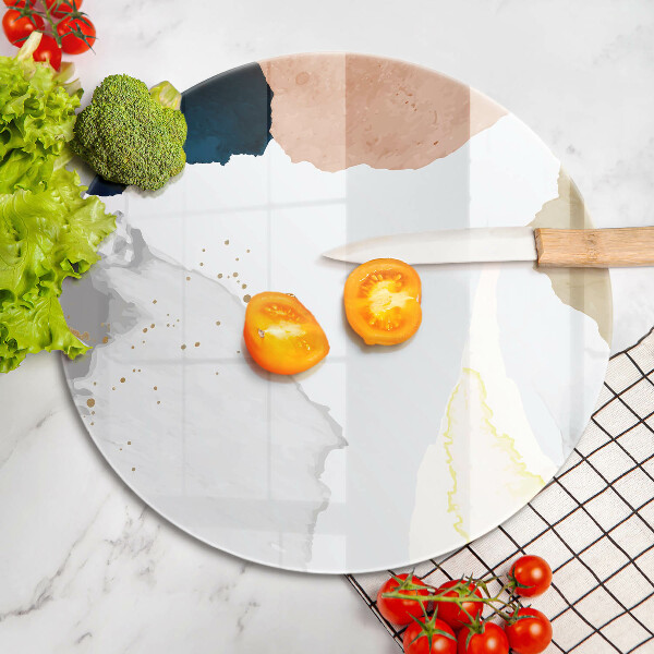 Skleněná deska do kuchyně Abstraktní skvrny