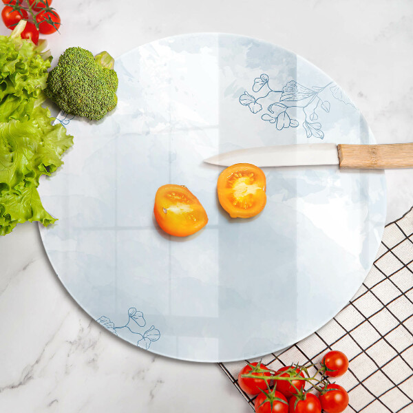 Skleněná deska do kuchyně Jemné pozadí