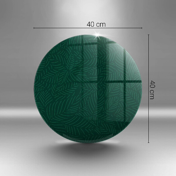 Skleněná deska do kuchyně Minimalistické listy