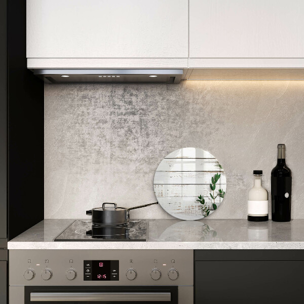 Skleněná deska do kuchyně Staré desky a listy