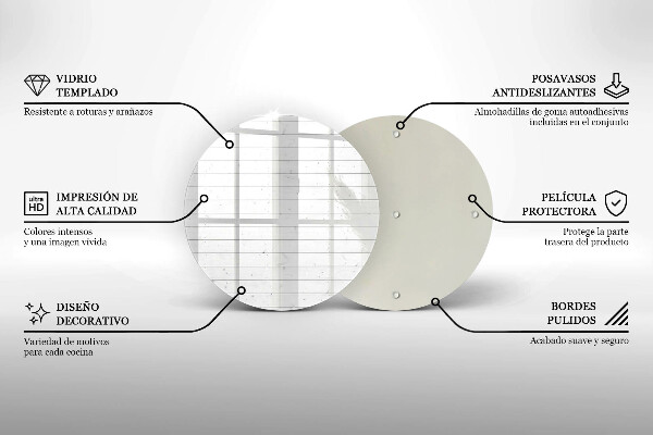 Skleněná deska do kuchyně Moderní světlé desky