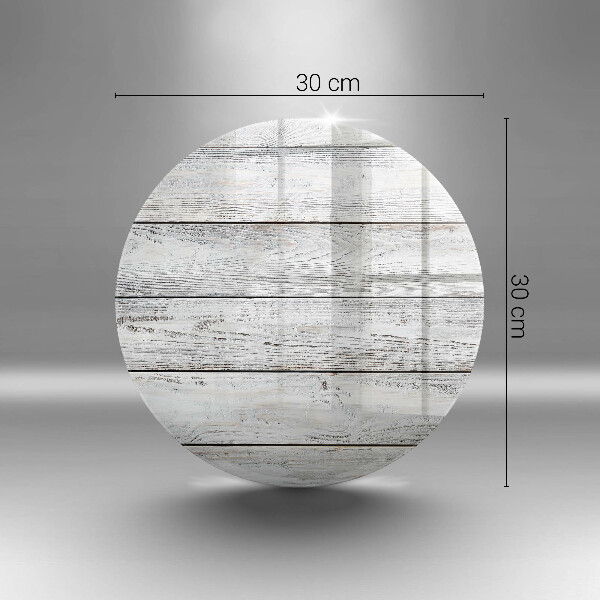 Skleněná deska do kuchyně Světlé dřevěné desky