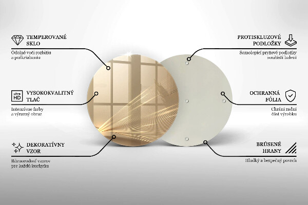 Skleněná deska do kuchyně Moderní abstrakce