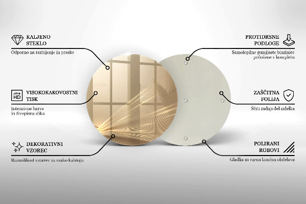 Skleněná deska do kuchyně Moderní abstrakce