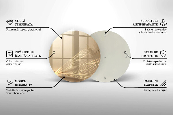 Skleněná deska do kuchyně Moderní abstrakce