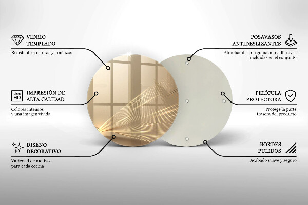 Skleněná deska do kuchyně Moderní abstrakce