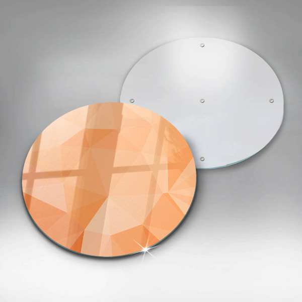 Skleněná deska do kuchyně Geometrické pozadí