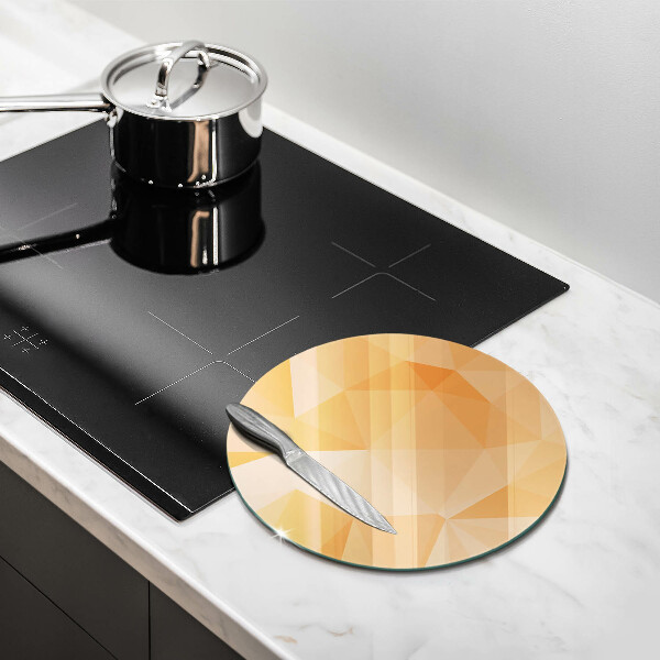 Skleněná deska do kuchyně Geometrické pozadí