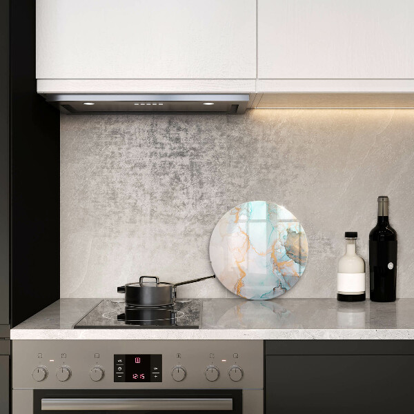 Skleněná deska do kuchyně Mramorová abstrakce