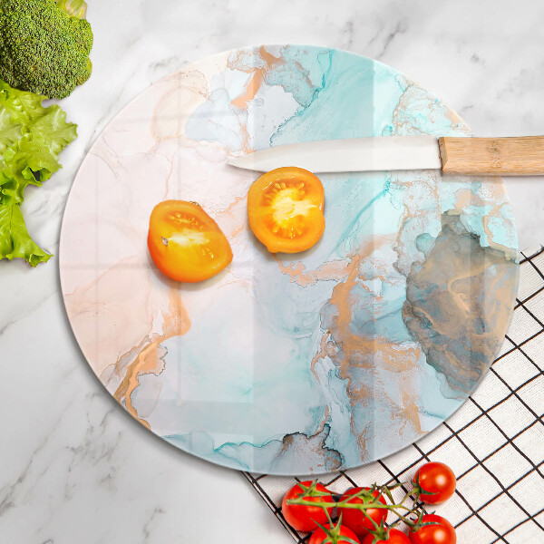 Skleněná deska do kuchyně Mramorová abstrakce