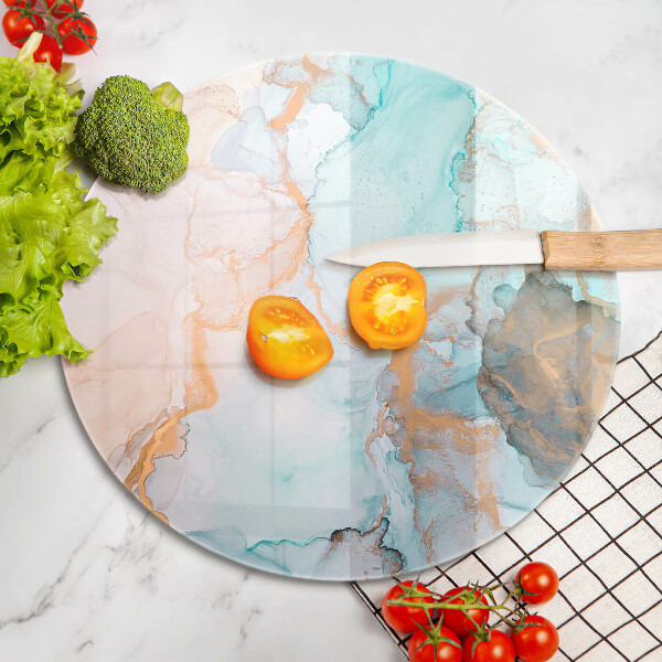 Skleněná deska do kuchyně Mramorová abstrakce