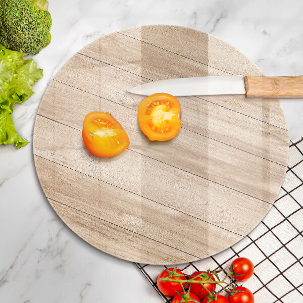 Skleněná deska do kuchyně Dřevěná prkna