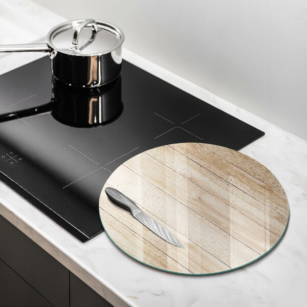 Skleněná deska do kuchyně Dřevěná prkna