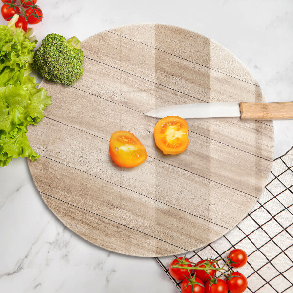 Skleněná deska do kuchyně Dřevěná prkna