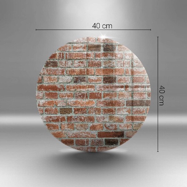 Skleněná deska do kuchyně Stará cihlová zeď