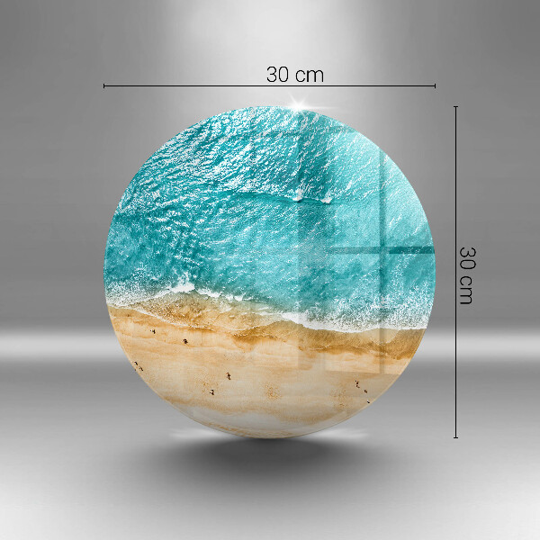 Skleněná deska do kuchyně Pláž pobřeží a moře
