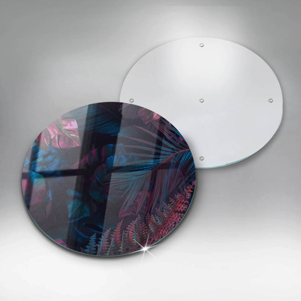 Skleněná deska do kuchyně Temná džungle