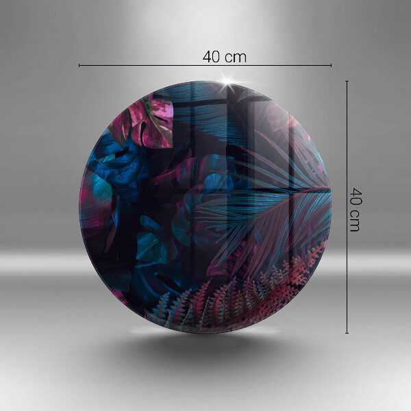 Skleněná deska do kuchyně Temná džungle