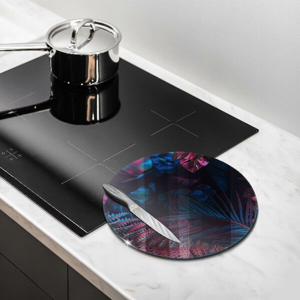 Skleněná deska do kuchyně Temná džungle