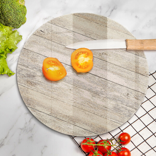 Skleněná deska do kuchyně Dřevěná prkna