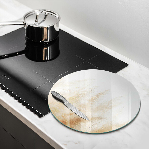 Skleněná deska do kuchyně Pampová tráva