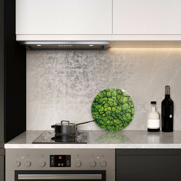 Skleněná deska do kuchyně Přírodní mechová rostlina