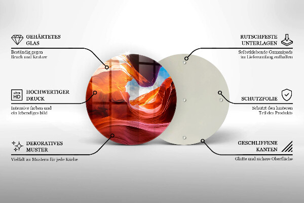 Skleněná deska do kuchyně Skalní krajina kaňonu