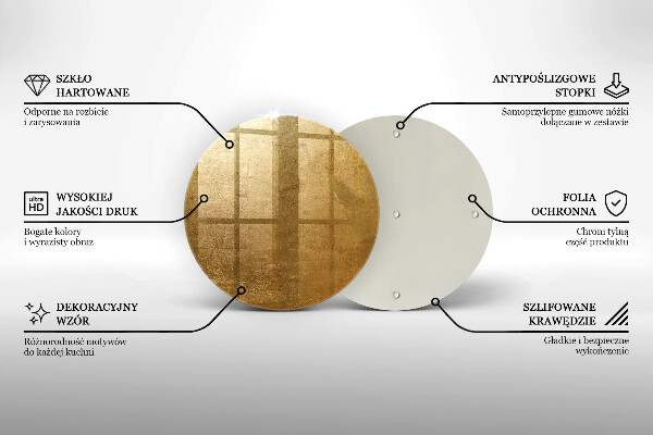 Skleněná deska do kuchyně Zlatá textura pozadí