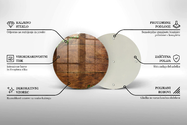 Skleněná deska do kuchyně Dřevěné desky a listy