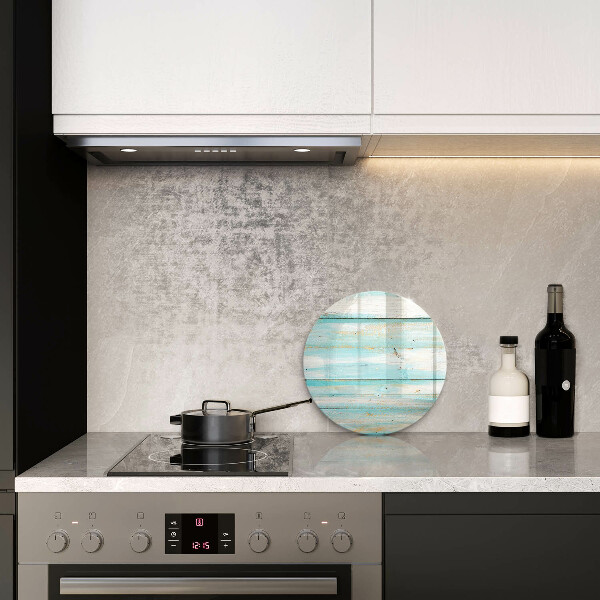 Skleněná deska do kuchyně Vintage dřevěné desky