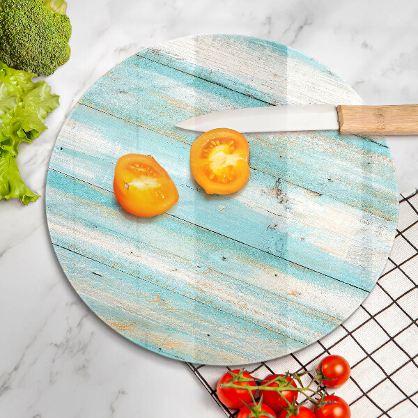 Skleněná deska do kuchyně Vintage dřevěné desky