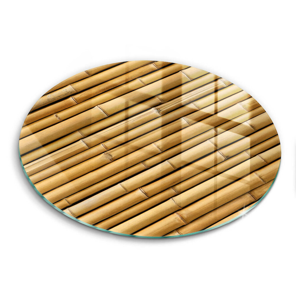 Skleněná deska do kuchyně Přírodní boho bambus