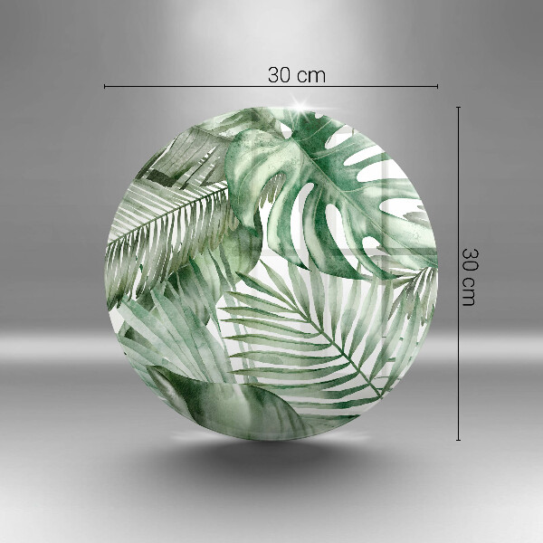 Krájecí prkénko skleněné Malované listy