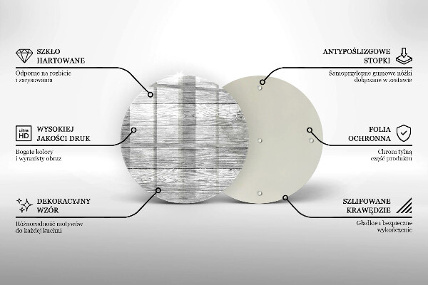 Skleněná deska do kuchyně Staré dřevěné desky