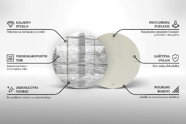 Skleněná deska do kuchyně Staré dřevěné desky