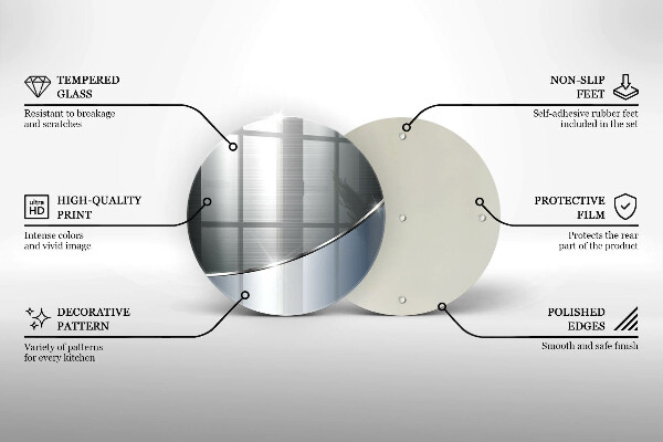 Skleněná deska do kuchyně Kovový abstrakce vzor