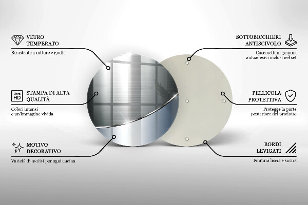 Skleněná deska do kuchyně Kovový abstrakce vzor