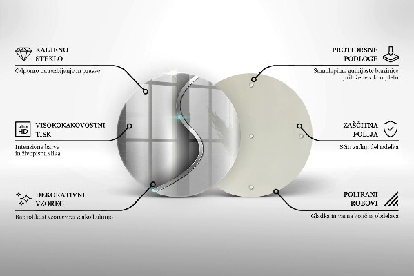 Skleněná deska do kuchyně Abstraktní stříbrný kov
