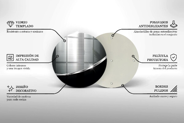 Skleněná deska do kuchyně Abstrakce s kovem