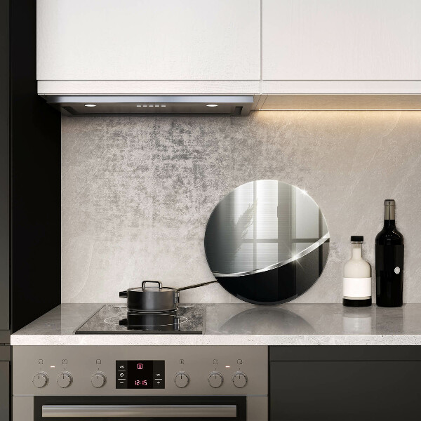 Skleněná deska do kuchyně Abstrakce s kovem