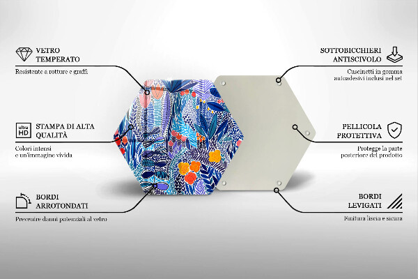 Skleněná deska do kuchyně Malovaná louka