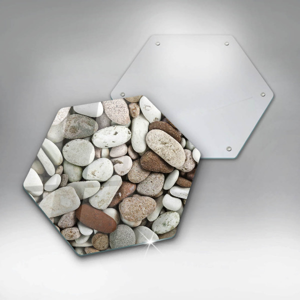 Skleněná deska do kuchyně Malé kameny pozadí