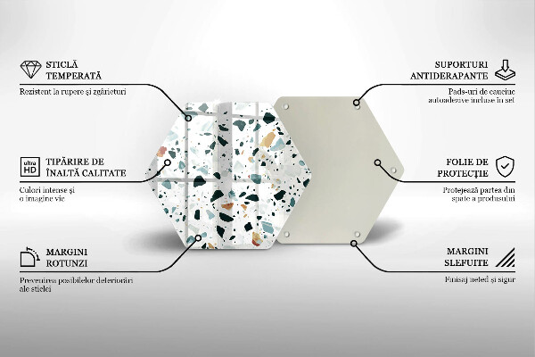 Skleněné krájecí prkénko Lehká kamenina